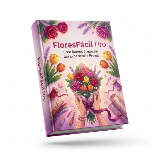 🌸 Flores Fácil Pro: El Método Para Crear Flores Eternas y Empezar Tu Emprendimiento Desde Casa
